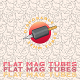Flat disposable tattoo tube close-up - Hens Teeth Tattoo Supply